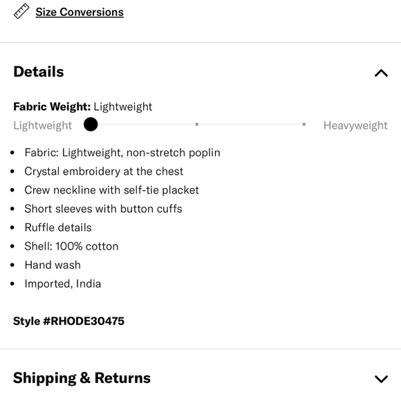 NWT Size Large Rhode Tilly Top - Picture 11 of 11